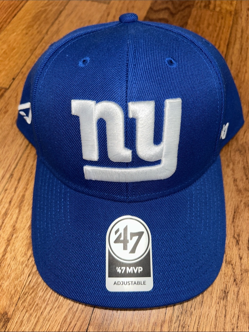 47 Brand New York Giants Blue Hat with White 'ny Logo